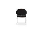 2 Galaxy Home Ruby Black Metal Steel Legs Chairs