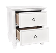 New Classic Furniture Tamarack White 2 Drawer Nightstand