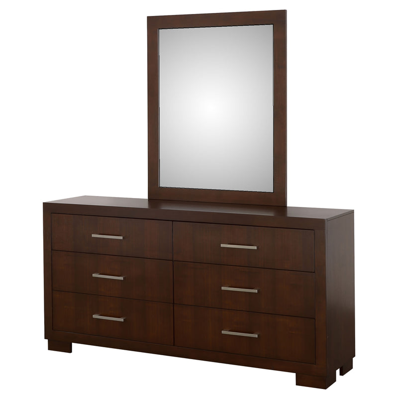 Coaster Furniture Jessica Cappuccino Dresser and Mirror