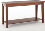 Steve Silver Davenport Brown Cherry Slate Sofa Table