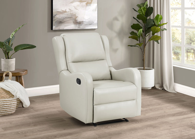 Coaster Furniture Kelsey Ivory Recliner Chair