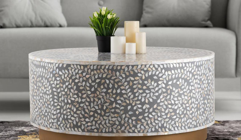 Galaxy Home Luxe Ivory 3pc Coffee Table Set