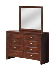 Global Furniture Linda Black Dresser and Mirror