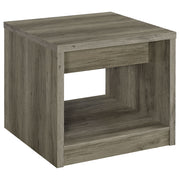 Coaster Furniture Felix Grey Driftwood 1 Drawer End Table