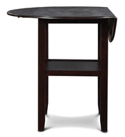 New Classic Furniture Gia Brown PU 42 Inch 3pc Counter Height Set