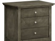 Glory Furniture Hammond Cappuccino 3 Drawers Nightstand