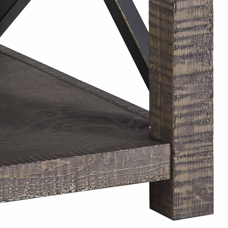 Steve Silver Dexter Driftwood Square End Table
