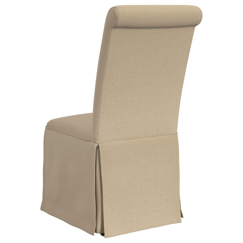 2 Coaster Furniture Shawna Light Khaki Beige Dining Chairs