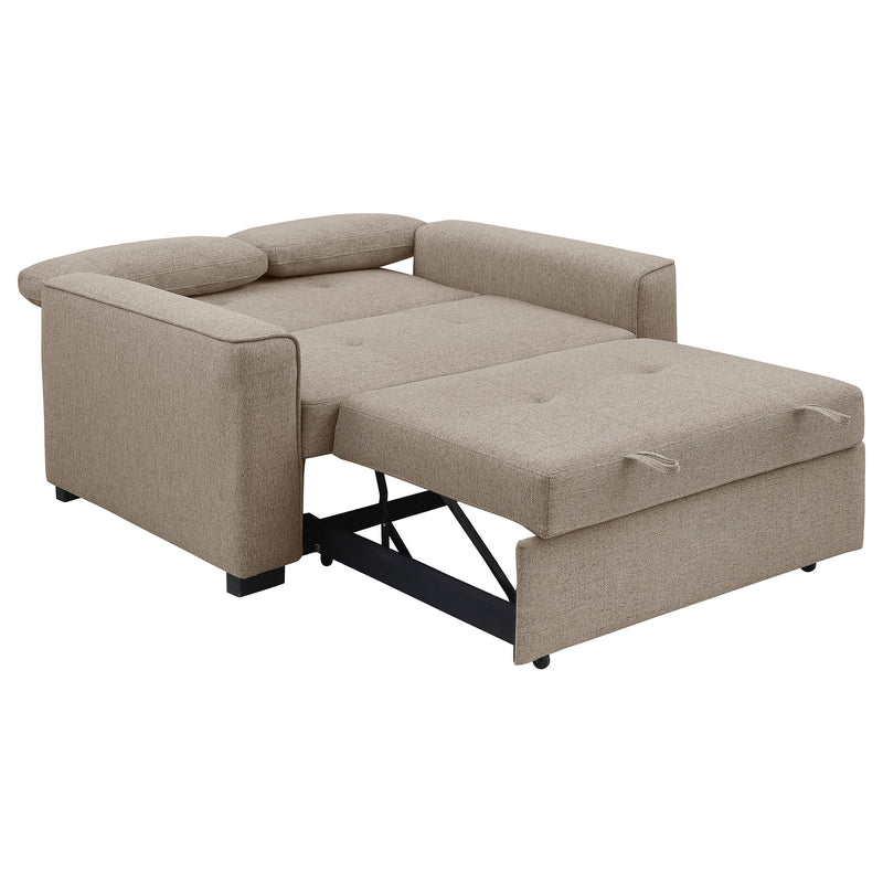 Coaster Furniture Edith Grey Convertible Sleeper Sofa Bed
