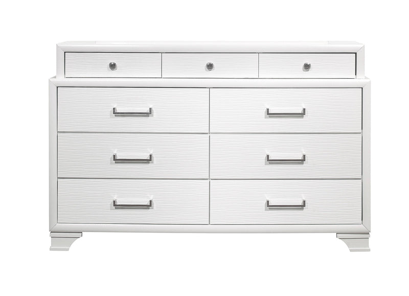 Global Furniture Jordyn Grey Dresser and Mirror