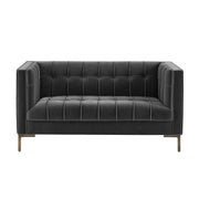 Steve Silver Isaac Moonlight Gray Loveseat