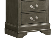 Glory Furniture Louis Phillipe Cherry 3 Drawers Nightstand