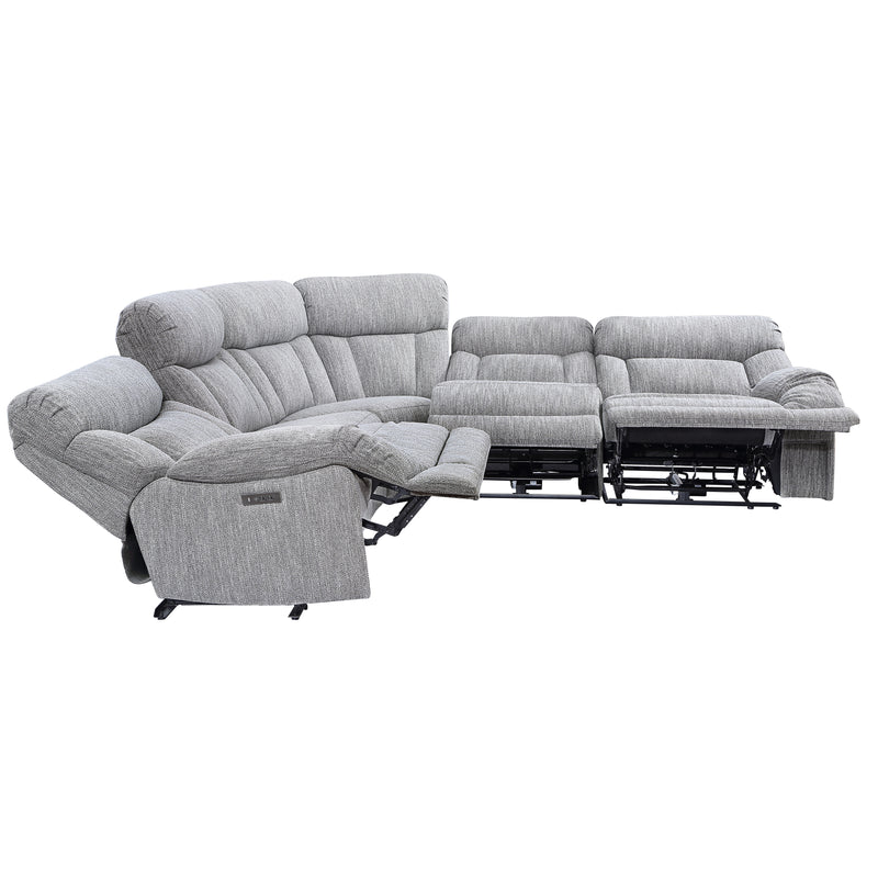Steve Silver Park City Gray 5pc Sectional
