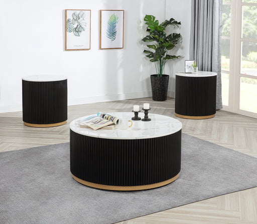 Crown Mark Kara 3pc Coffee Table Set