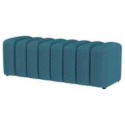 Coaster Furniture Summer Peacock Blue Accent Bench