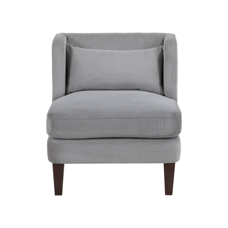 Home Elegance Forrester Dark Gray Accent Chair
