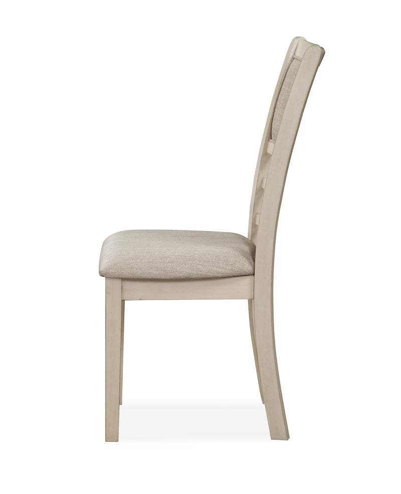 New Classic Furniture Mitchell Two Tone Bisque Brown 5pc Dining Set