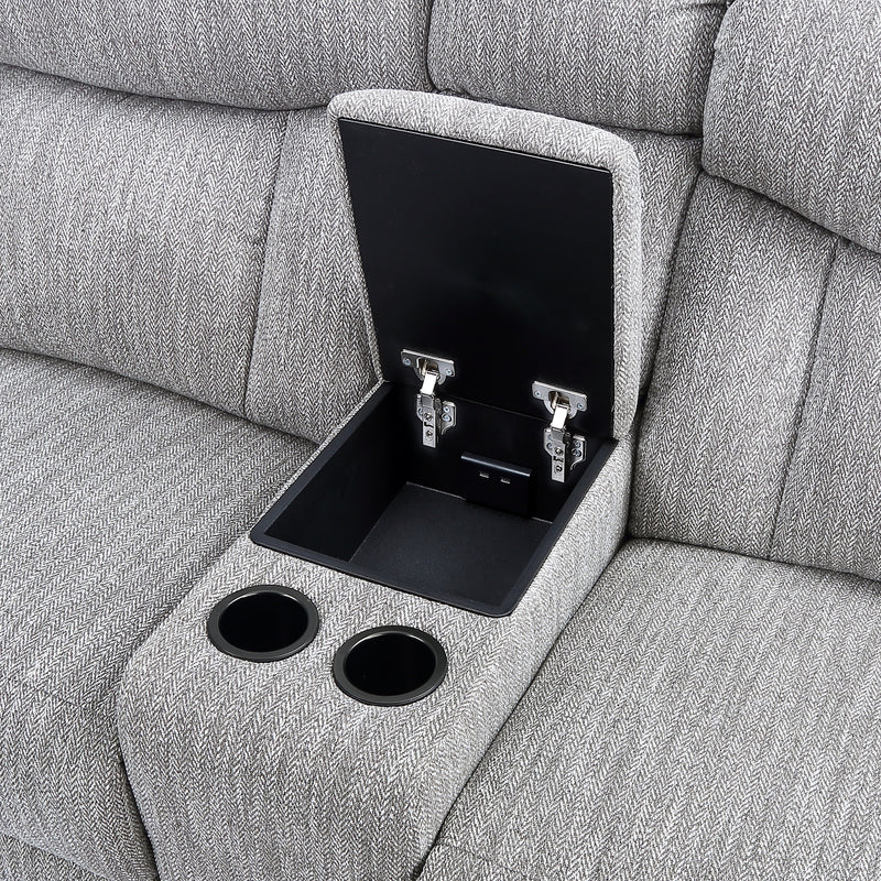 Steve Silver Park City Gray 6pc Sectional