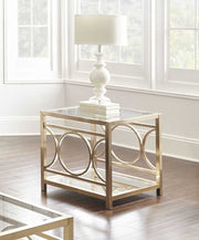 Steve Silver Olympia Gold End Table