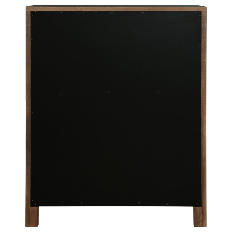 Coaster Furniture Maderia Walnut Brown 5 Drawer Chest