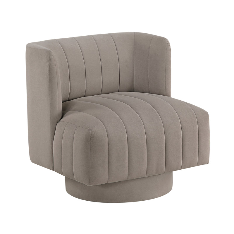 Home Elegance Joyce Beige Swivel Chair