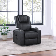 Coaster Furniture Armstrong Black Power Lift Massage Recliner