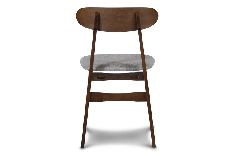 2 New Classic Furniture Morocco Walnut Brown Green Dining Chairs