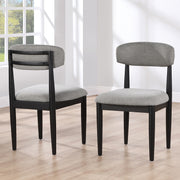 Steve Silver Magnolia Black 7pc Round Dining Set