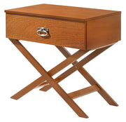 Glory Furniture Xavier Oak 1 Drawer Nightstand