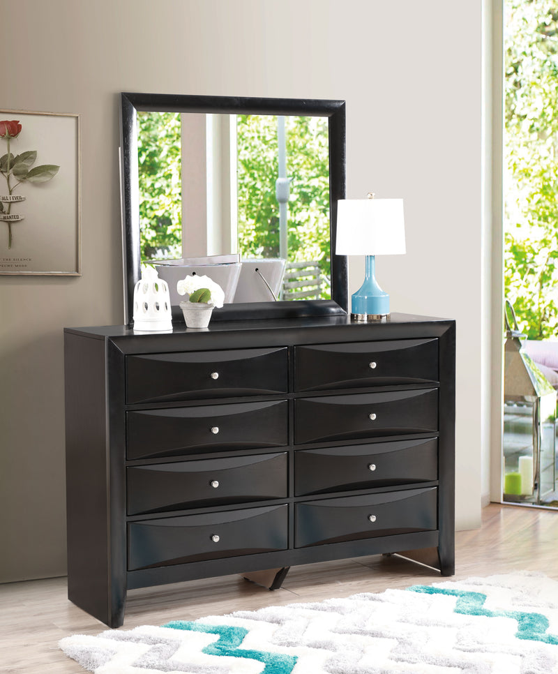 Glory Furniture Marilla White Dresser and Mirror