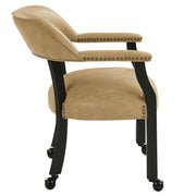 Steve Silver Rylie Camel Natural 5pc Dining Set with Game Top