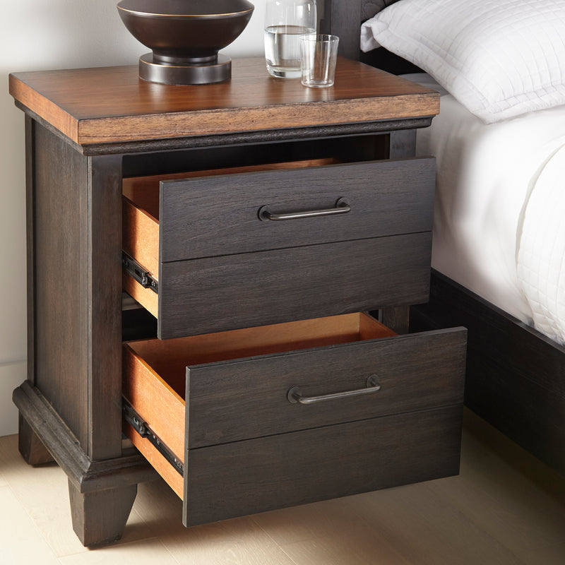 Steve Silver Bear Creek Rustic Chocolate Nightstand