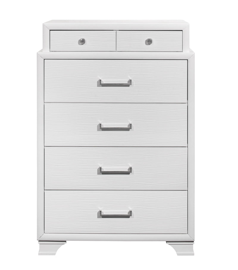 Global Furniture Jordyn White Drawer Chest
