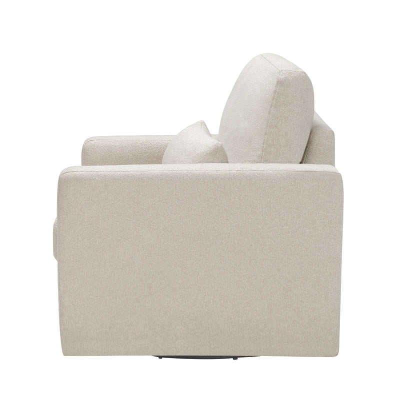 Home Elegance Pompano Gray Swivel Chair