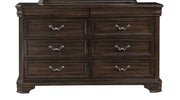 New Classic Furniture Lyndhurst Walnut Brown Dresser