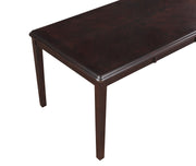 New Classic Furniture Gia Ebony PU 60 Inch 5pc Dining Set