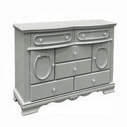 Acme Furniture Flora Gray Dresser and Mirror