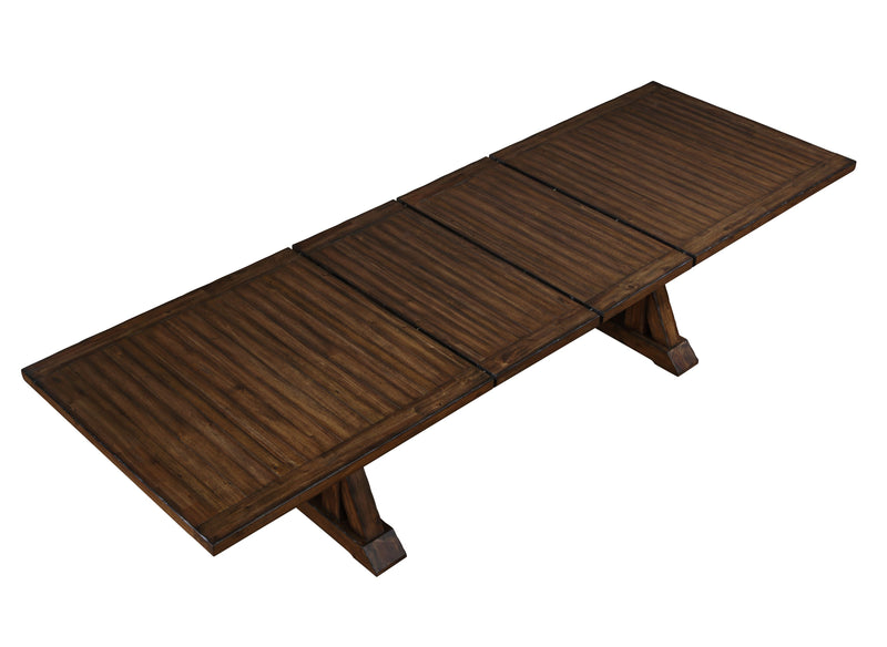 Steve Silver Auburn Dark Brown Extension Dining Table