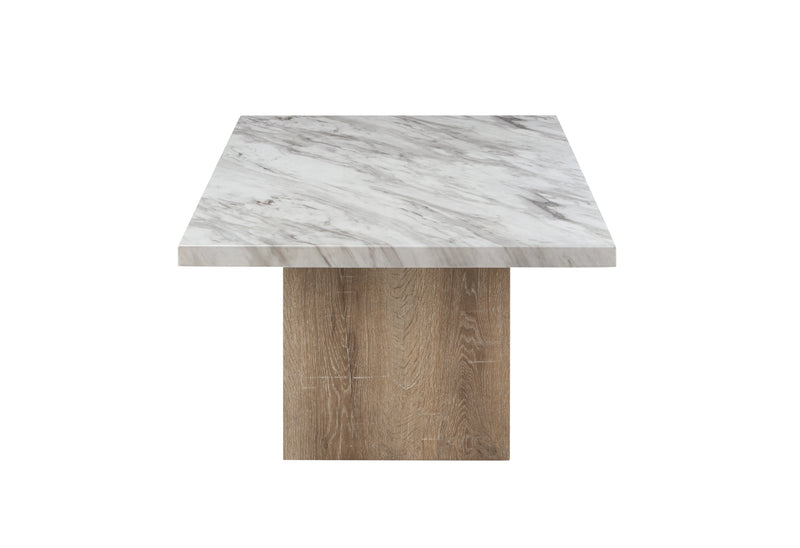 Global Furniture T02 Natural White Coffee Table