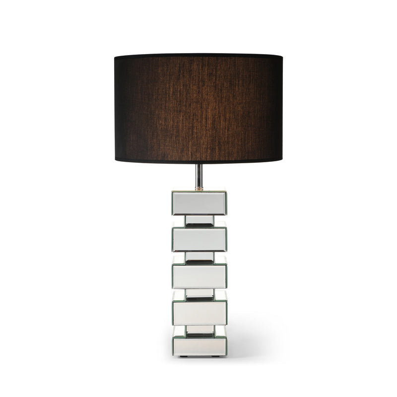 Glory Furniture Silvery Black Table Lamp