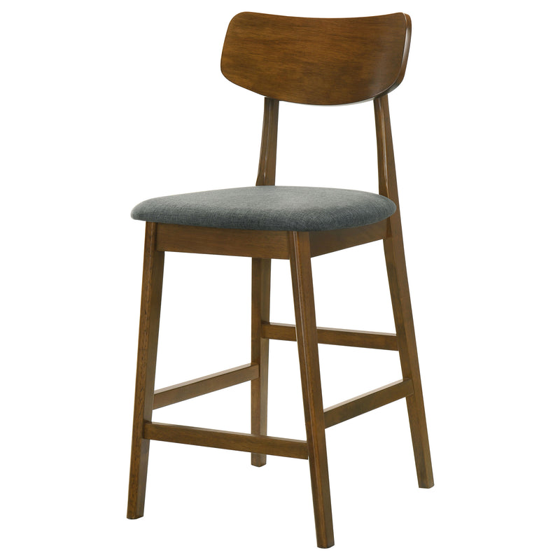 Coaster Furniture Robbie Walnut Brown 5pc Counter Height Set