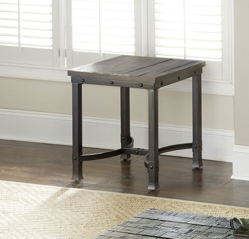 Steve Silver Ambrose Rustic Honey Square End Table