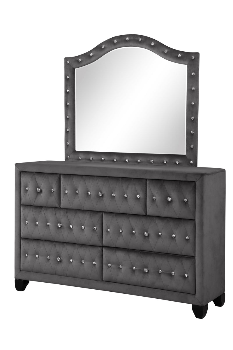 Galaxy Home Sophia Gray Wood Dresser