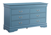 Glory Furniture Louis Phillipe Teal Dresser