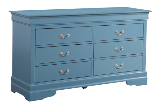 Glory Furniture Louis Phillipe Teal Dresser