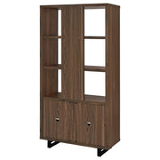 Coaster Furniture Maddox Walnut Brown 3 Dhelf Bookcase