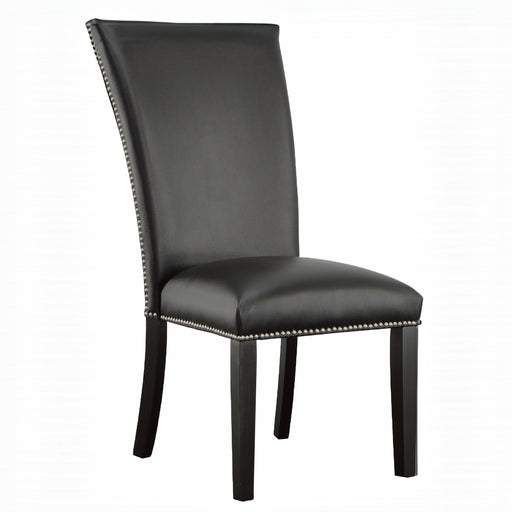 Steve Silver Camila White Black 5pc Square Dining Set