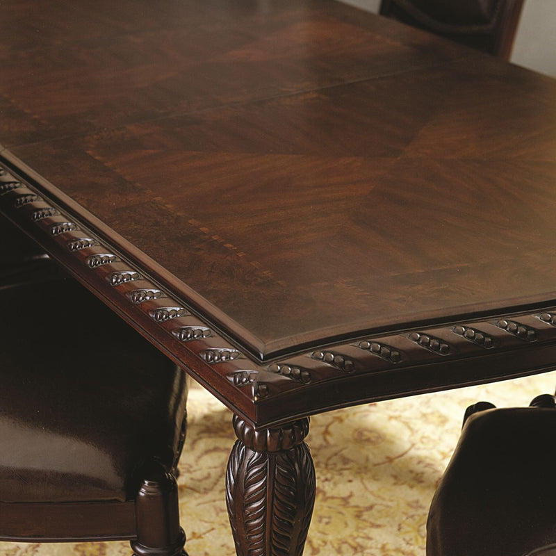 Steve Silver Antoinette Brown Cherry Ped Table