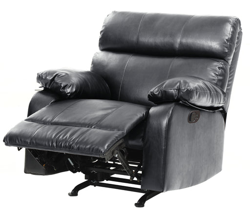 Glory Furniture Manny Black Faux Leather Rocker Recliner