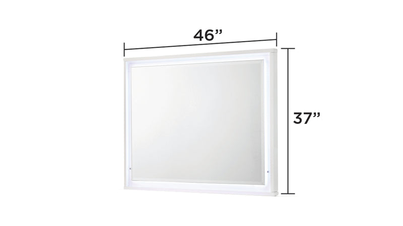 Galaxy Home Manhattan White Mirror